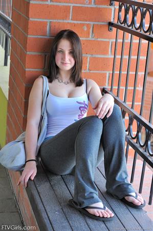 Public FTV Nude Pictures Public nude with Veronika