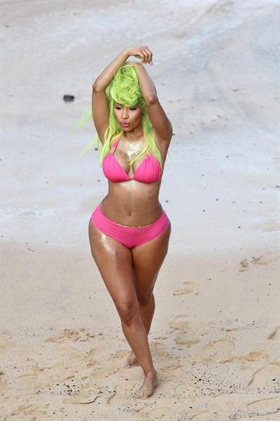 Nicki Minaj in a bikini