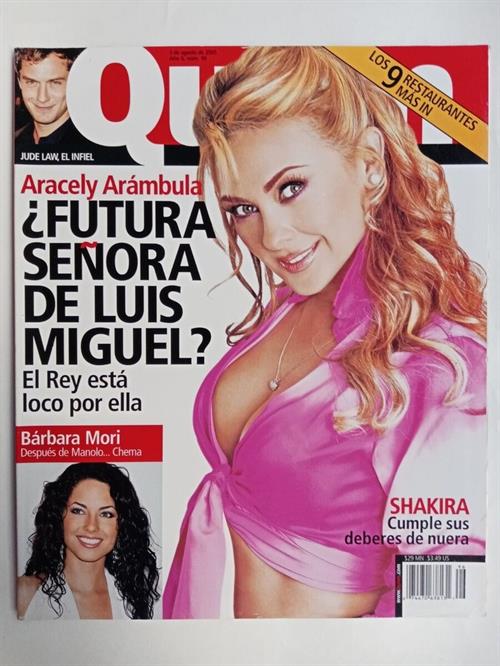 Aracely Arámbula, Mexican actress, singer and model