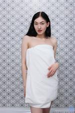 Britney Dutch looks in a mirror as she applies her makeup but the horny bombshell doesn't get past that in terms of dressing before she decides to masturbate instead.