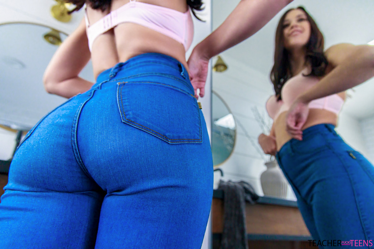 When disaster strikes Alex Coal lets her hunky student comfort and seduce her with a pussy feast and a dicking down