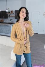 Horny milf Isabel Love wants her stepson to keep his cock and balls warm so he can creampie her whenever she wants