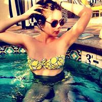 Grace Phipps in a bikini