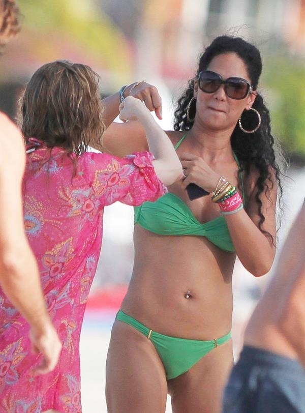 Kimora Lee Simmons in a bikini