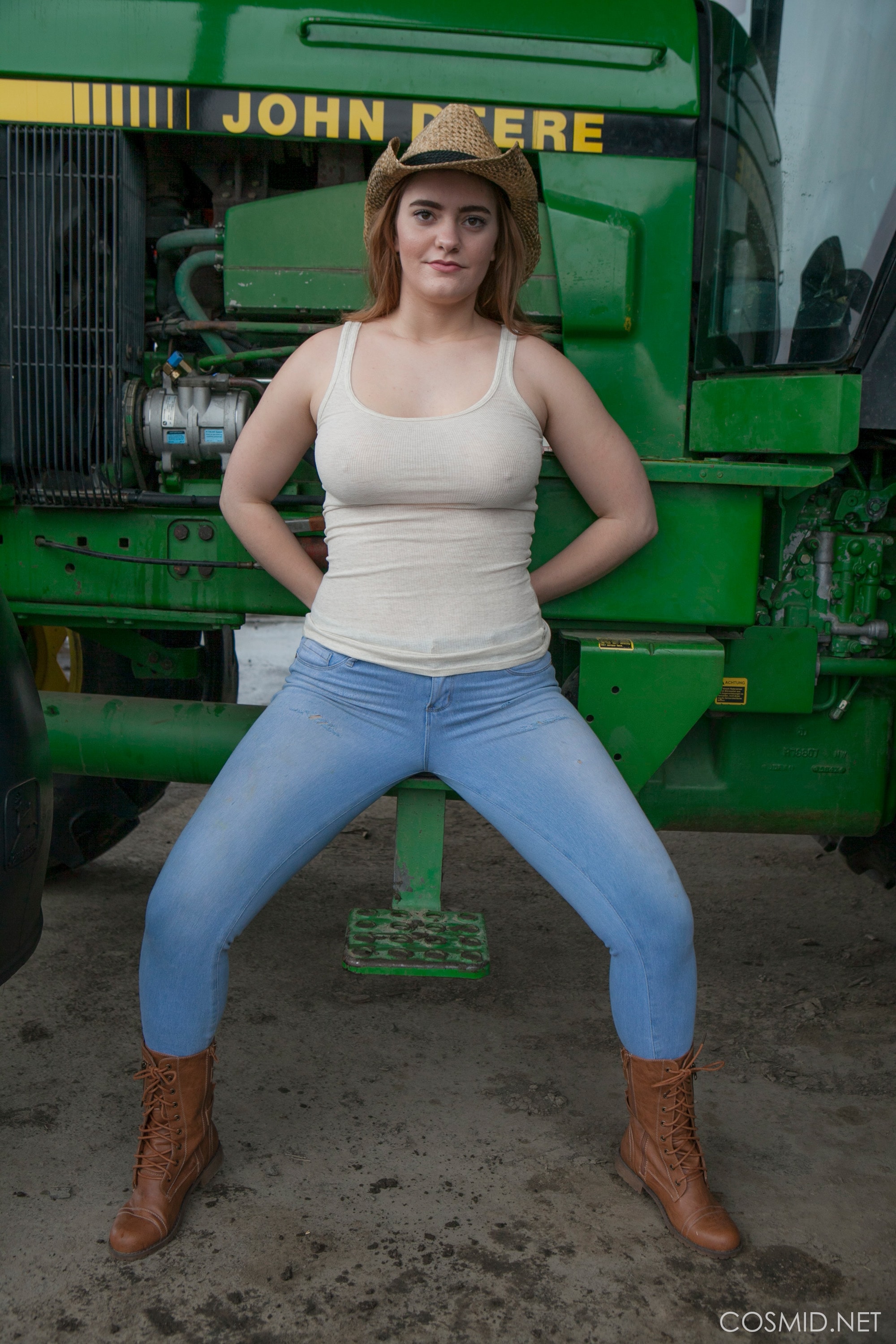 Dallin's On The Tractor