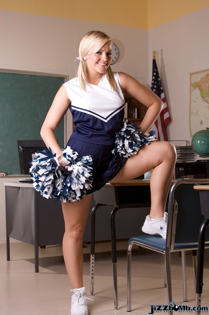 Alexis Texas Shakes More Than Her PomPoms
