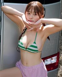 Hina Kikuchi in a bikini