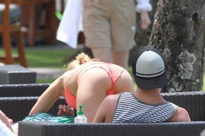 Hayden Panettiere in a bikini - ass