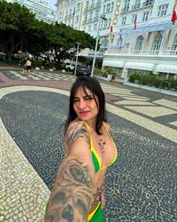 Polyana Viana in a bikini