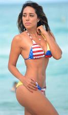 Andrea Calle in a bikini