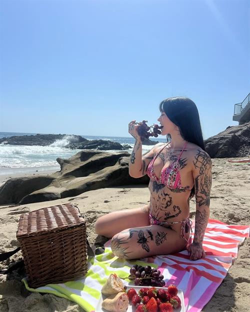 Mia Sayoko in a bikini
