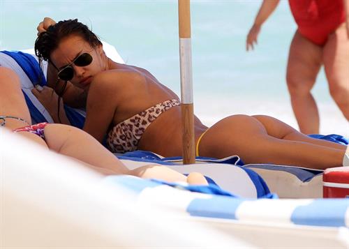 Irina Shayk in a bikini - ass