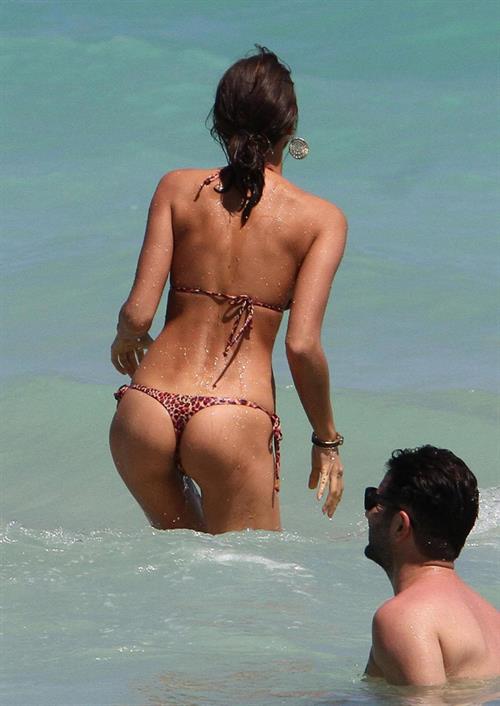 Irina Shayk in a bikini - ass