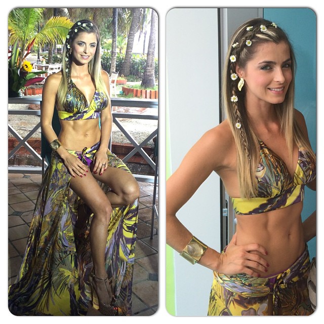 Cristina Hurtado in a bikini