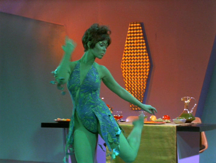 Yvonne Craig in body paint