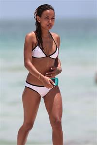 Karrueche Tran in a bikini