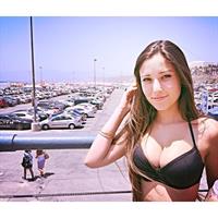 Angie Varona in a bikini