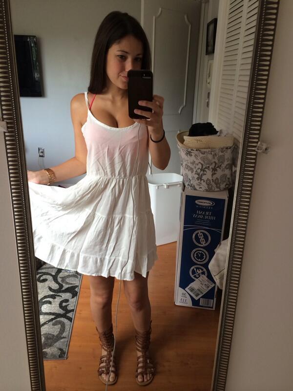 Angie Varona taking a selfie