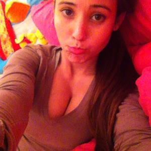 Angie Varona taking a selfie