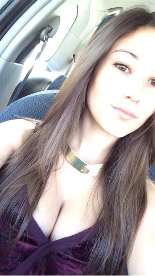 Angie Varona taking a selfie