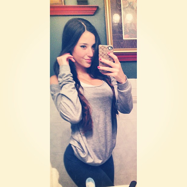 Angie Varona taking a selfie