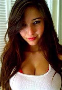 Angie Varona taking a selfie