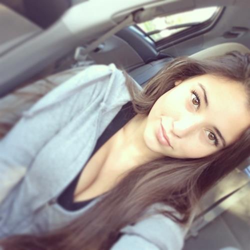 Angie Varona taking a selfie