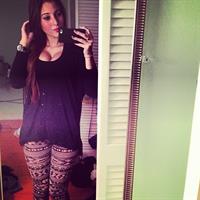 Angie Varona taking a selfie