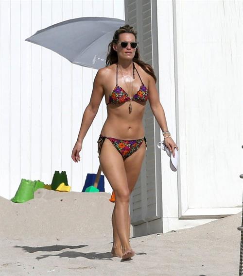 Molly Sims in a bikini