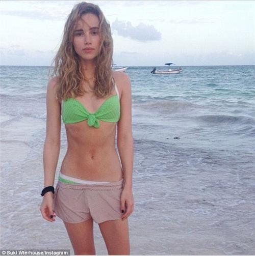 Suki Waterhouse in a bikini