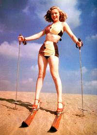 Marilyn Monroe in a bikini