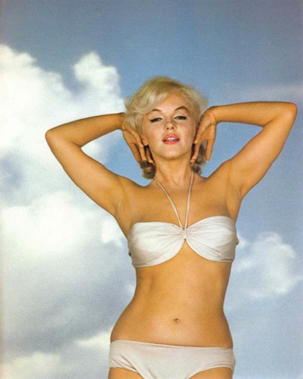 Marilyn Monroe in a bikini