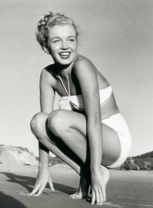 Marilyn Monroe in a bikini