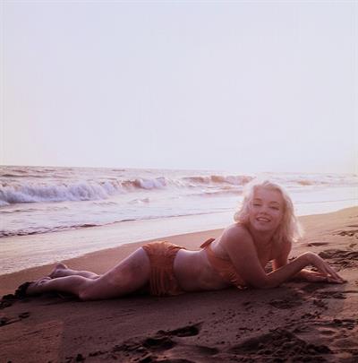 Marilyn Monroe in a bikini