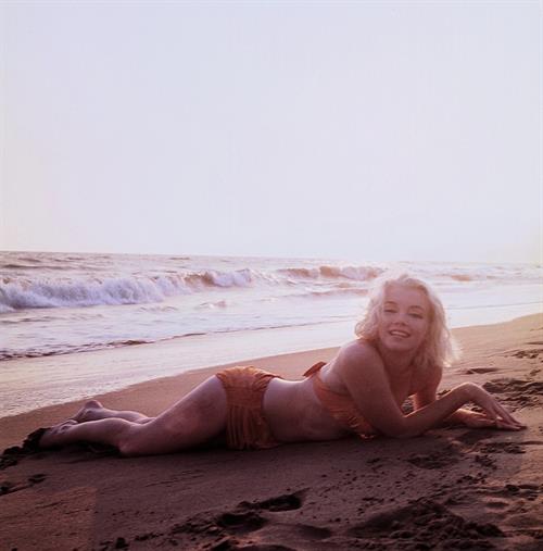 Marilyn Monroe in a bikini