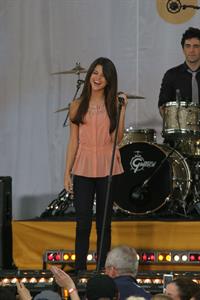 Selena Gomez performs at the Good Morning America GMA Summer Concert Series in New York City on June 17, 2011
