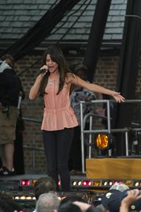 Selena Gomez performs at the Good Morning America GMA Summer Concert Series in New York City on June 17, 2011