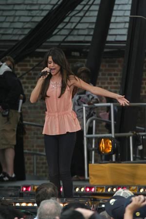 Selena Gomez performs at the Good Morning America GMA Summer Concert Series in New York City on June 17, 2011