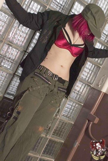 Zoe Quinn in lingerie