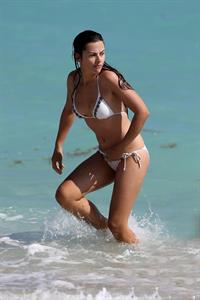 Amelia Warner in a bikini