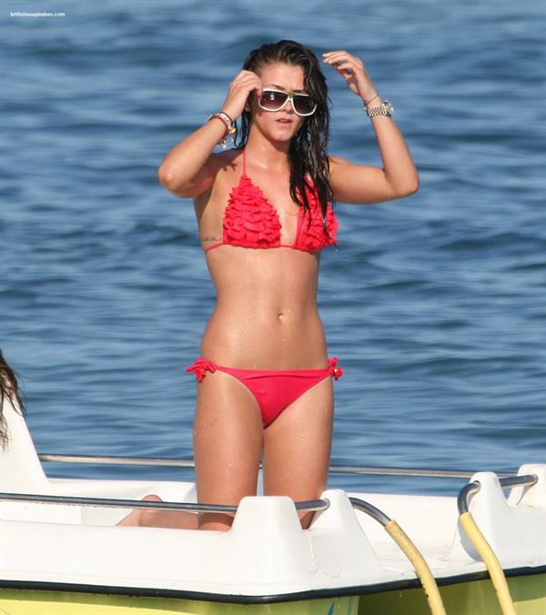 Brooke Vincent in a bikini