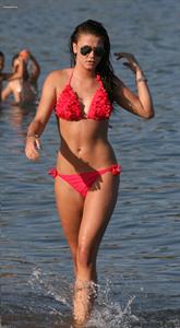 Brooke Vincent in a bikini
