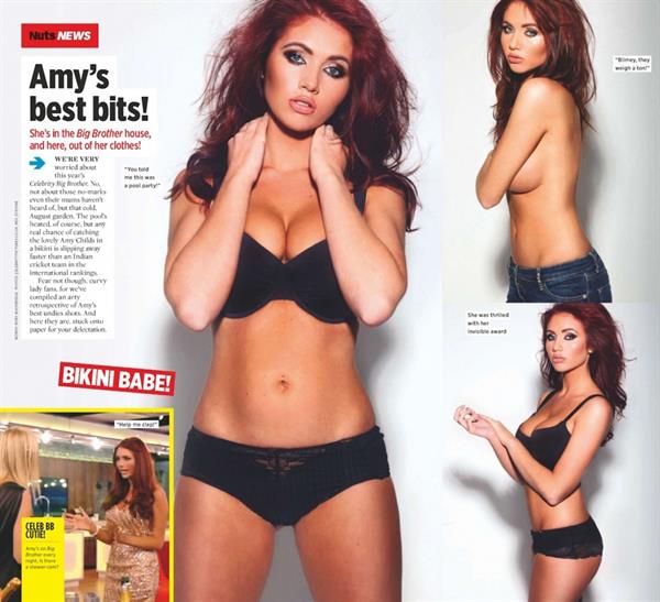 Amy Childs in lingerie