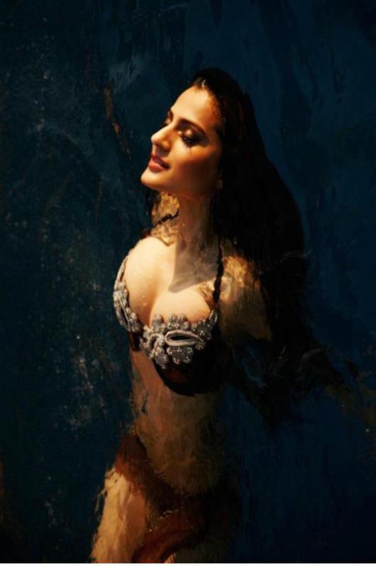 Ameesha Patel in lingerie