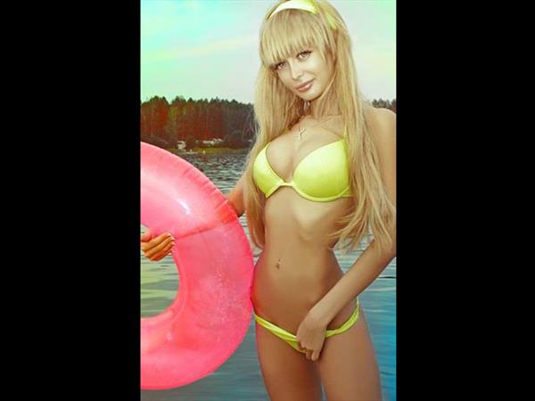 Angelica Kenova in a bikini