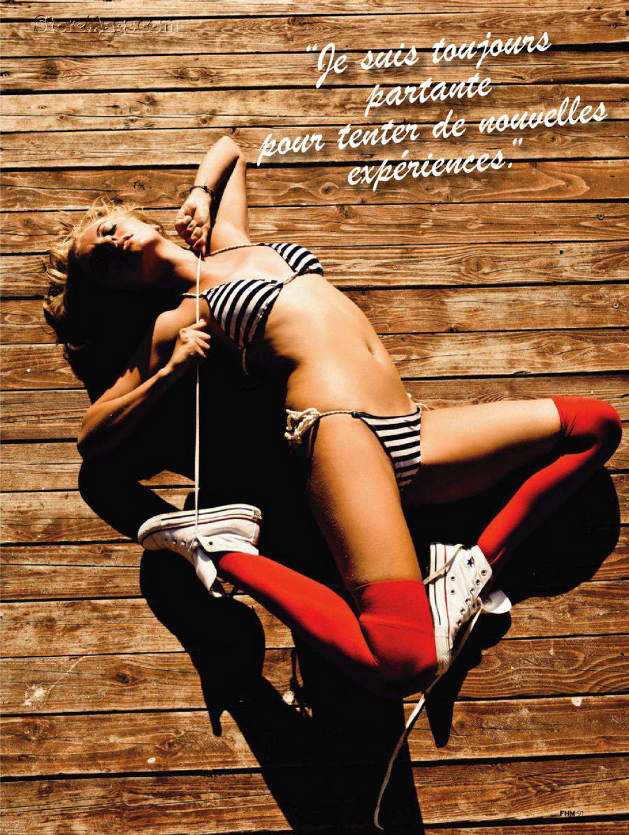 Alexandra Stan in a bikini