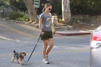Natalie Portman – walking her dog in LA 8/16/13  