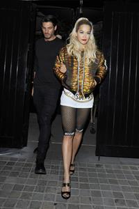 Rita Ora at the Chiltern Firehouse in central London, June 21, 2014