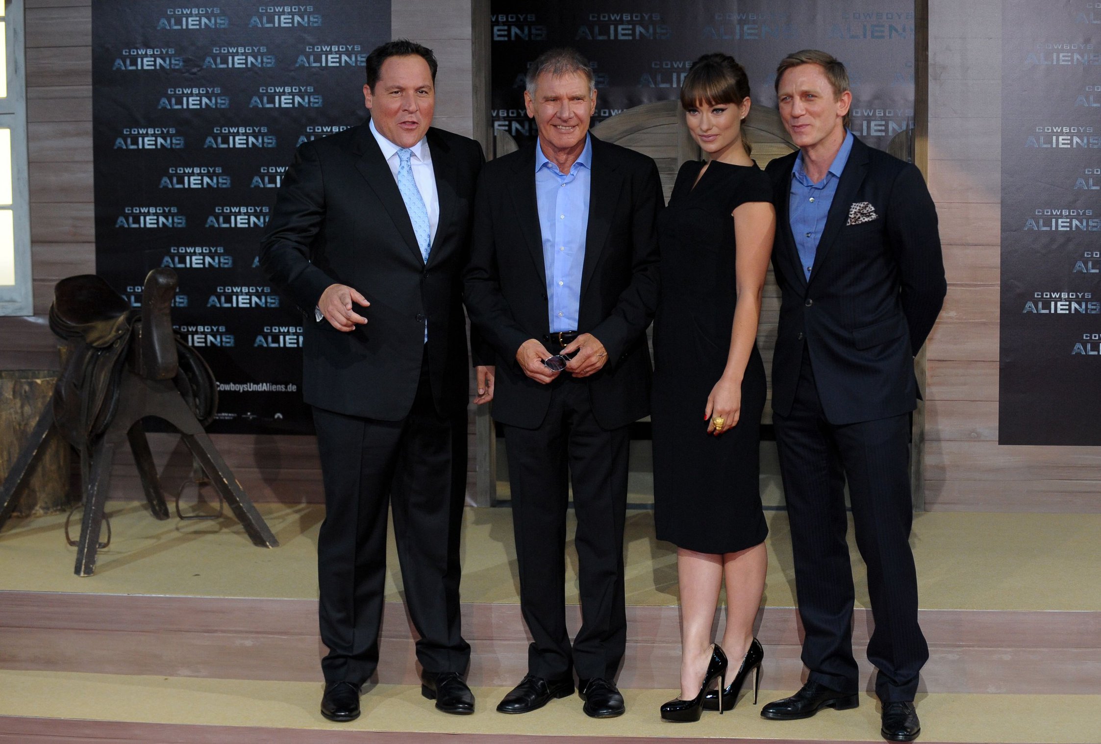 Olivia Wilde attends the Berlin premiere of Cowboys and Aliens on August 8, 2011 