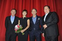 Olivia Wilde attends the Berlin premiere of Cowboys and Aliens on August 8, 2011 